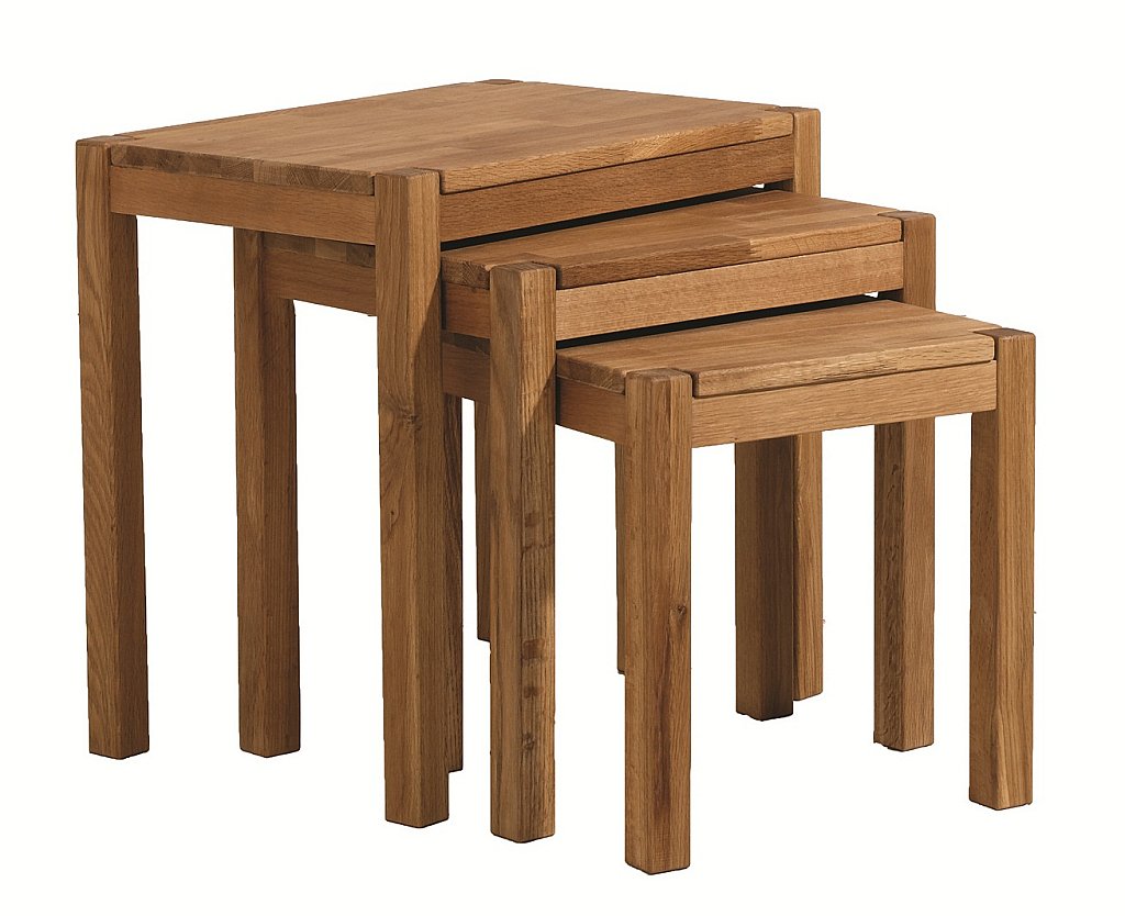 Unique - Royal Oak Nest Of Tables Unique - Royal Oak Nest Of Tables